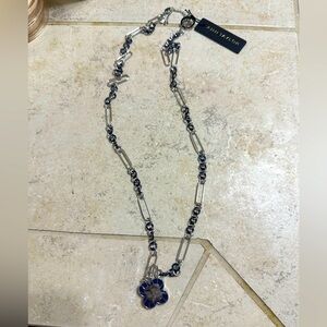 NWT Ann Taylor clover long necklace